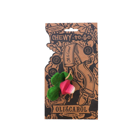 Radish Natural Rubber Teether