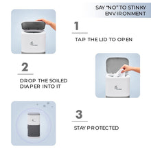 Load image into Gallery viewer, Grey Hygo Diaper Bin