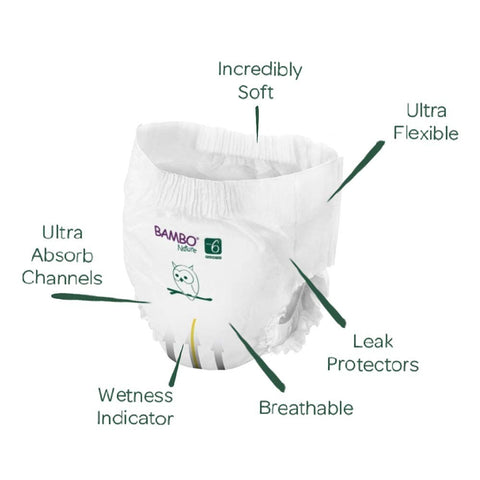 Size 6 Premium Baby Diapers - 20 Pieces(16+ kg)