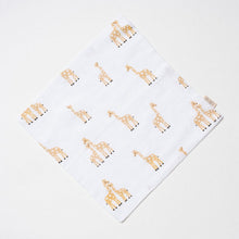 Load image into Gallery viewer, White Giraffe Theme Muslin Washcloth - Pack Of 2
