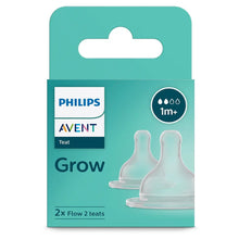 Load image into Gallery viewer, Avent Grow Baby Bottle Teat (1months+)