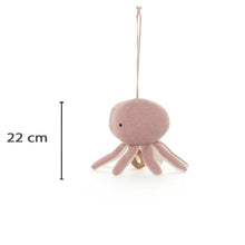 Load image into Gallery viewer, Pink Ozy Octopus Cotton Knitted Stuffed Soft Musical Toy