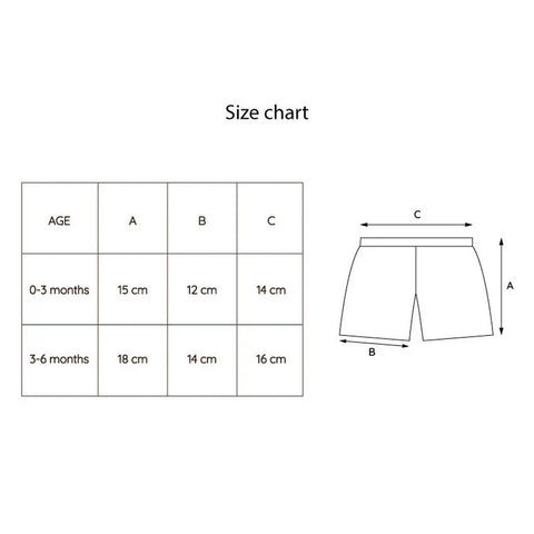 Elasticated Waistbands Muslin Shorts - Pack Of 3