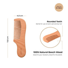 Load image into Gallery viewer, Baby Wooden Comb Set