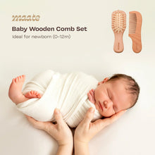 Load image into Gallery viewer, Baby Wooden Comb Set