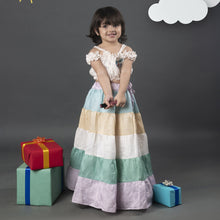 Load image into Gallery viewer, Butterfly Sequin Work Top with Ghagra