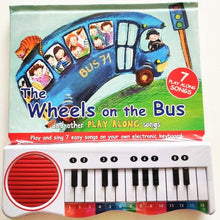 Load image into Gallery viewer, The Wheels On The Bus & Other Play Along Songs Keyboard Musical Book