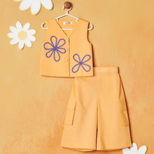 Load image into Gallery viewer, Orange Top With Cargo Pant Co-Ord Set