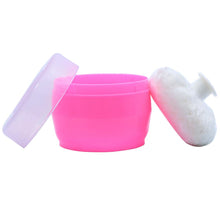 Load image into Gallery viewer, Pink Powder Box With Refillable Powder Puff