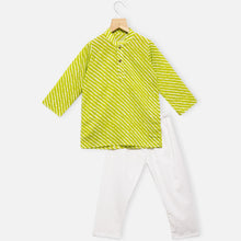 Load image into Gallery viewer, Leheriya Kurta Pajama Set