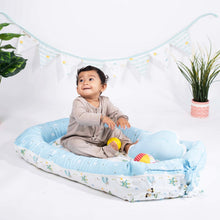 Load image into Gallery viewer, Blue The Little Prince Reversible Baby Nest