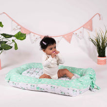 Load image into Gallery viewer, Green Arctic Reversible Baby Nest