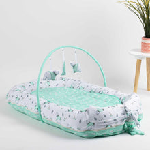 Load image into Gallery viewer, Green Arctic Reversible Baby Nest
