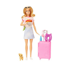 Load image into Gallery viewer, Barbie Malibu Travel Set with Puppy Doll & Accessories