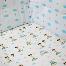 Load image into Gallery viewer, Prince Theme Organic Fitted Cot Sheet
