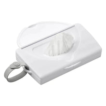 Load image into Gallery viewer, White On-The-Go Baby Wipes Dispenser