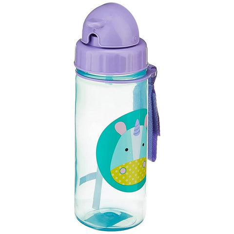 Unicorn Zoo Straw Kids Water Bottle