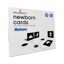 Load image into Gallery viewer, Brainsmith Nature Newborn High Contrast Flash Cards-10 Cards
