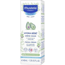 Load image into Gallery viewer, Mustela Hydra Bebe Facial Cream Normal Skin - 40ml