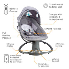 Load image into Gallery viewer, Deluxe Multi-Function Swing - Grey