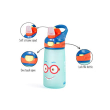 Load image into Gallery viewer, Red Snap Lock Sipper Bottle