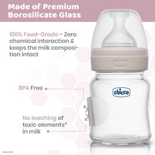 Load image into Gallery viewer, Slow Flow Well Being Glass Feeding Bottle- 120ml