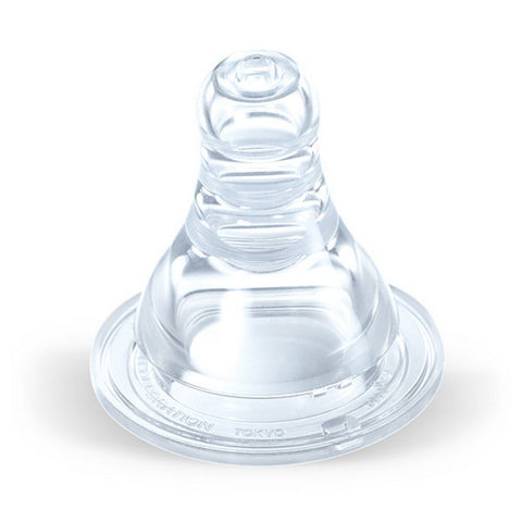 Flexible Slim Neck 0+ Months Peristaltic Nipple - 2 Pieces
