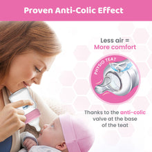 Load image into Gallery viewer, Pink Well-Being Glass Feeding Bottle - 240ml