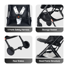 Load image into Gallery viewer, White Pocket Stroller Lite