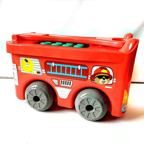 Fire Engine With 30 Building Blocks
