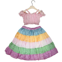 Load image into Gallery viewer, Butterfly Sequin Work Top with Ghagra