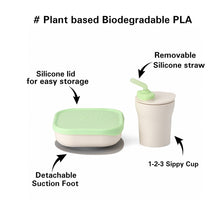 Load image into Gallery viewer, Sip & Snack- Suction Bowl With Sippy Cup Feeding Set