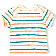 Load image into Gallery viewer, Stripe Hype Half Sleeves T-shirt