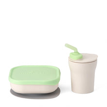 Load image into Gallery viewer, Sip & Snack- Suction Bowl With Sippy Cup Feeding Set
