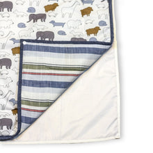 Load image into Gallery viewer, Grey Jumbo Changing Mats Pack Of 2 Cotton Sheet And 1 Plastic Sheet