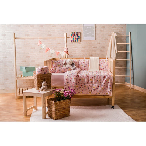 Rabbit Cot Bumper Set