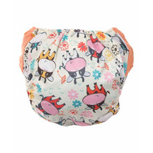 Load image into Gallery viewer, Orange Cow Reusable Button Training Pants