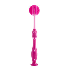 Load image into Gallery viewer, Purple Toothbrush With Bristle Cover