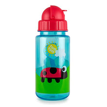 Load image into Gallery viewer, Red Animal Flip Top Water Bottle