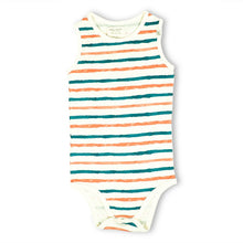 Load image into Gallery viewer, Stripe Hype Sleeveless Onesie
