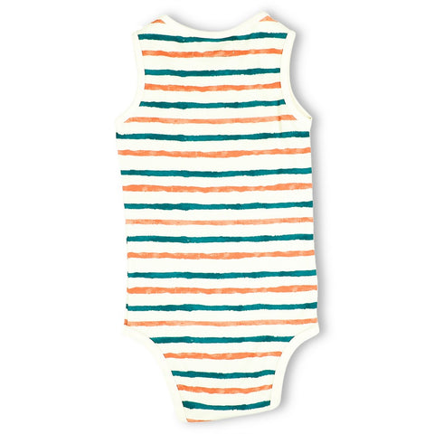 Stripe Hype Sleeveless Onesie