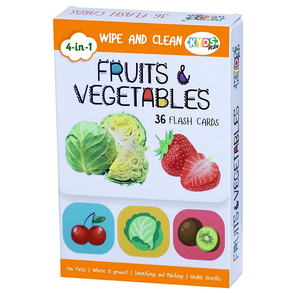 Fruits And Vegetables Flash Cards