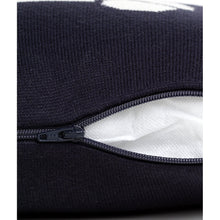 Load image into Gallery viewer, Dark Navy Car Cotton Knitted Cushion Cover With Zipper Opening