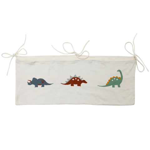 Dinosaur & Unicorn Theme Cot Organiser- Green & Pink