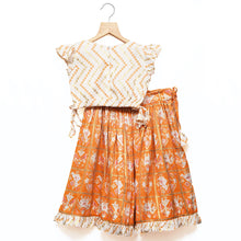 Load image into Gallery viewer, Orange Patola Ghagra