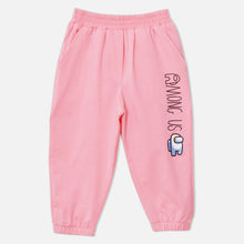 Load image into Gallery viewer, Neon Green And Pink Among Us Printed Joggers