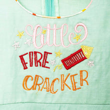 Load image into Gallery viewer, Green Fire Cracker Kurti Dhoti Set