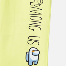 Load image into Gallery viewer, Neon Green And Pink Among Us Printed Joggers
