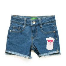 Load image into Gallery viewer, Blue Llama Applique Denim Shorts