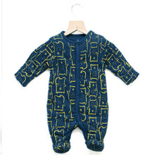 Load image into Gallery viewer, Blue Bears Full Sleeves Footsie